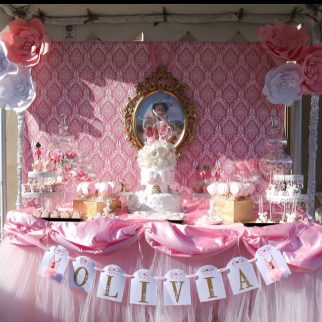 A-1 Event Rentals Pink Dessert Bar