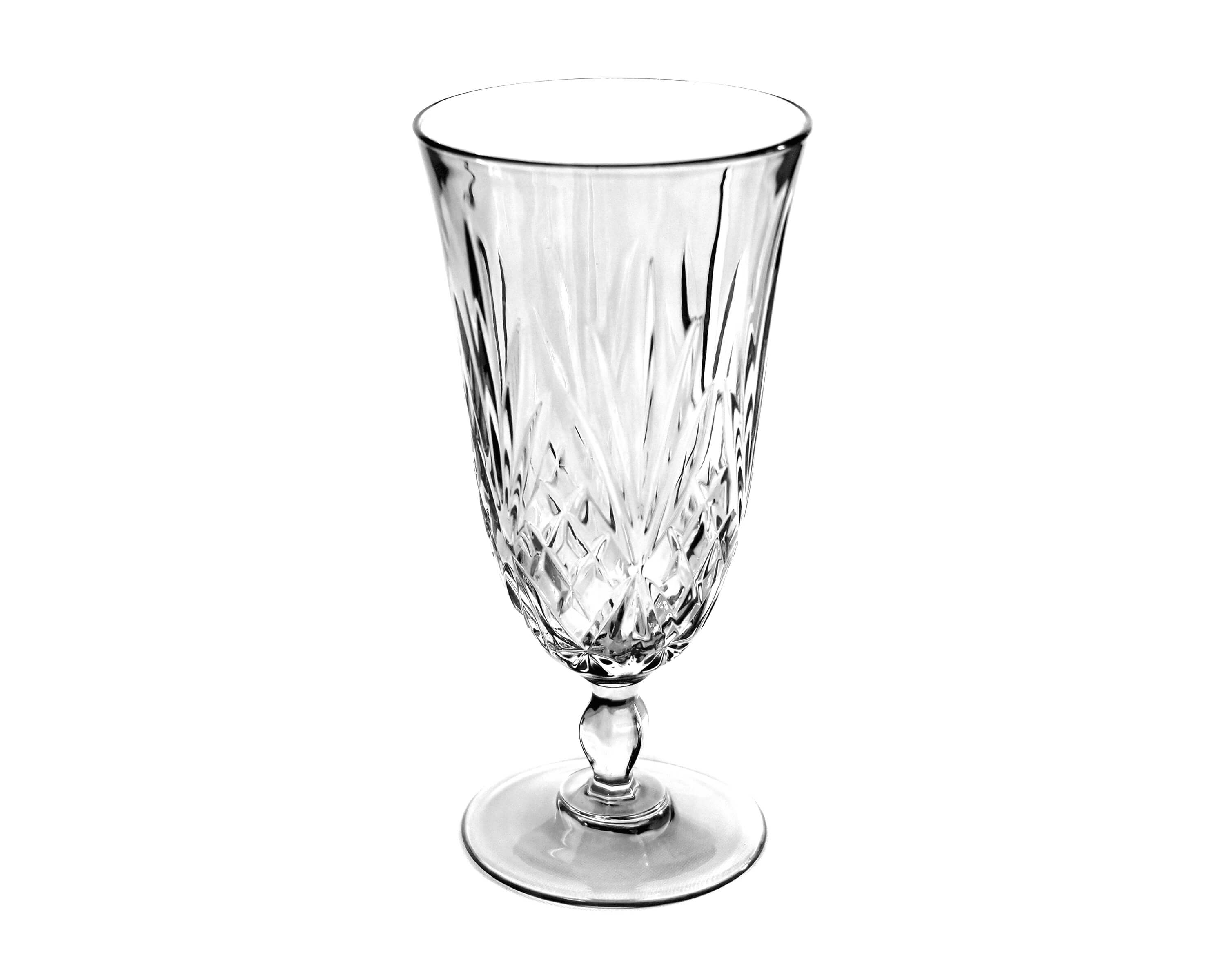 5.5oz Clear Melodia Champagne Flute - Glassware - Elite Tent & Party Rental